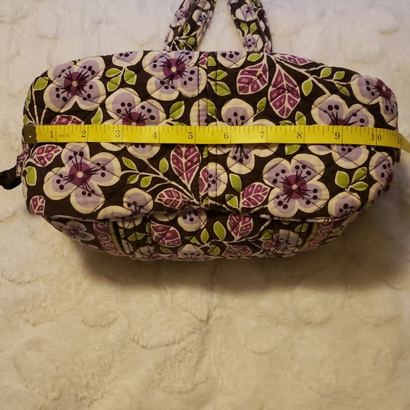 Vera Bradley Plum Petals Purse - Picture 15 of 16